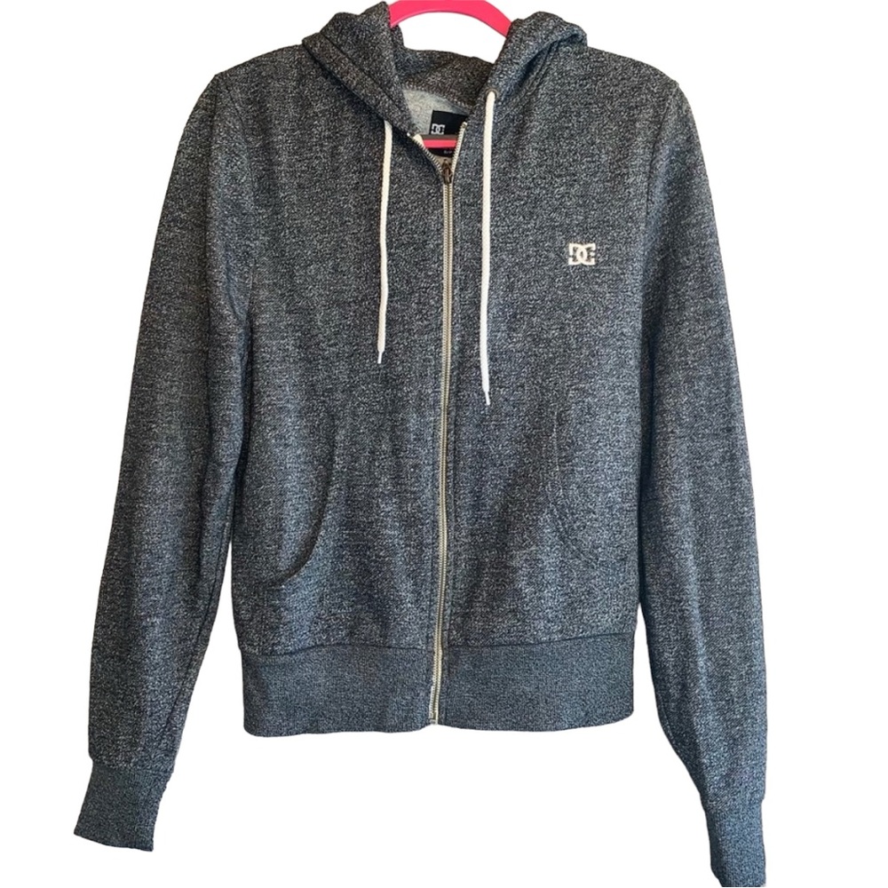 DC Men’s Hooded Full-Zip Jacket Sz Small